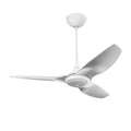 52 Ceiling Fan with Brushed Aluminum Blades and White Finish J634802