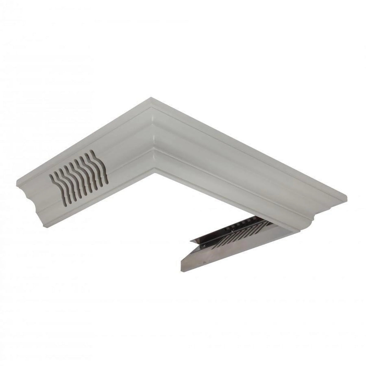 Vented Crown Molding Profile 6 for Wall Mount Range Hood U403416