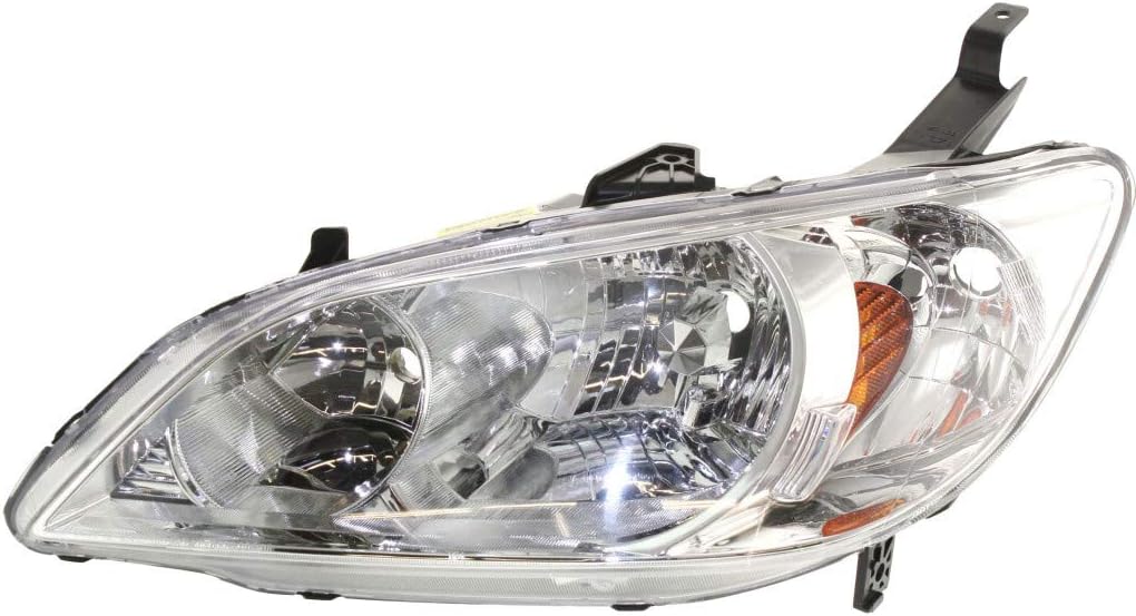 Honda Civic Headlight 2004 2005 Pair with Bulbs L3212