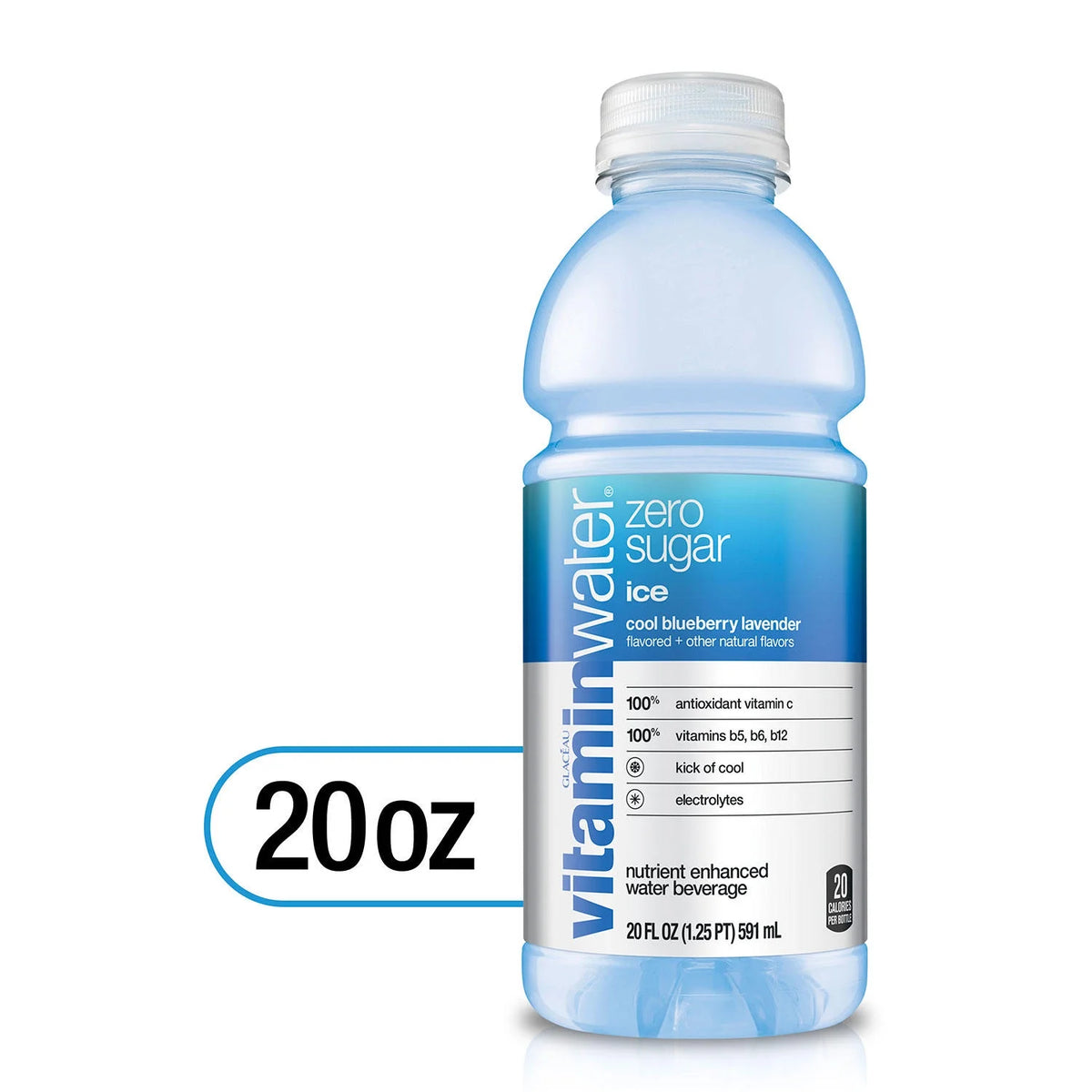 Vitaminwater Zero Variety Pack, 20 Fluid Ounce (20 Pack) K379476