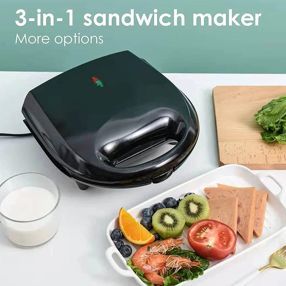 Stainless Steel Electric Baking Pan Sandwich Waffle Maker K326329