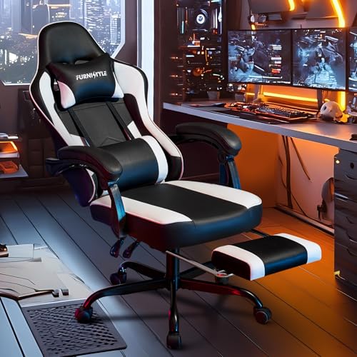 Green PU Leather Ergonomic Gaming Chair I36491