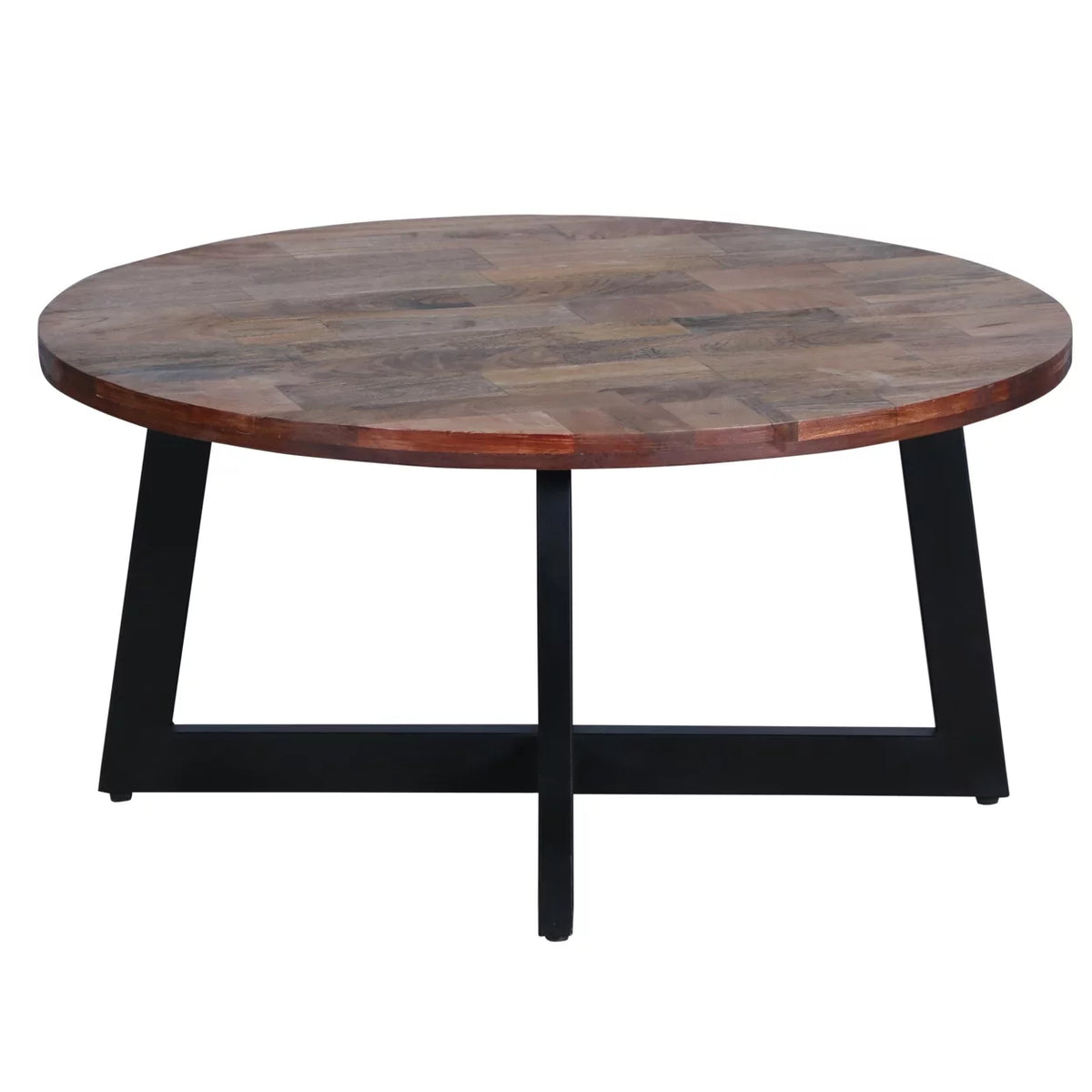31 Inch Round Mango Wood Coffee Table B189