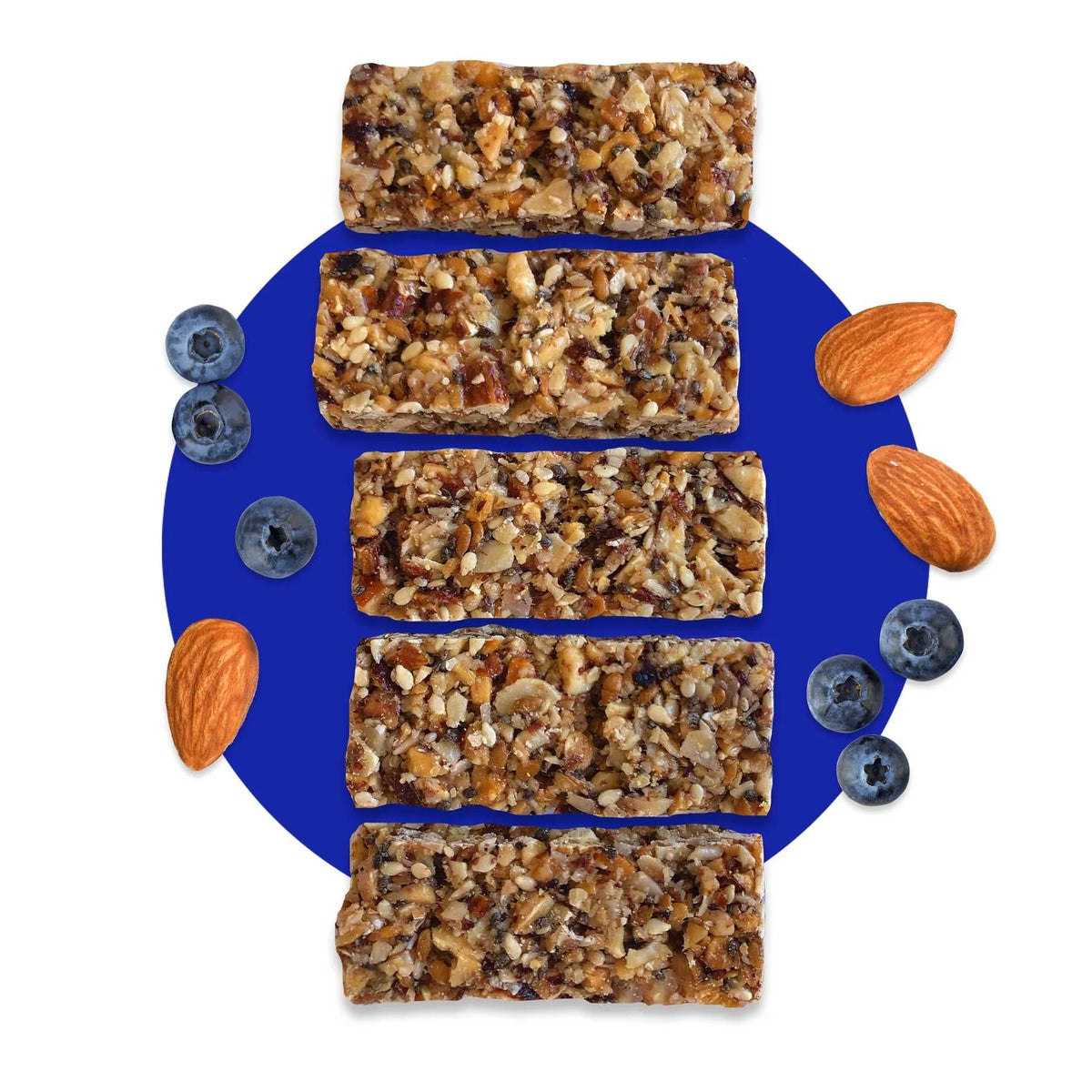 Gluten-Free Almond Blueberry Snack Bars 12 Bars G133