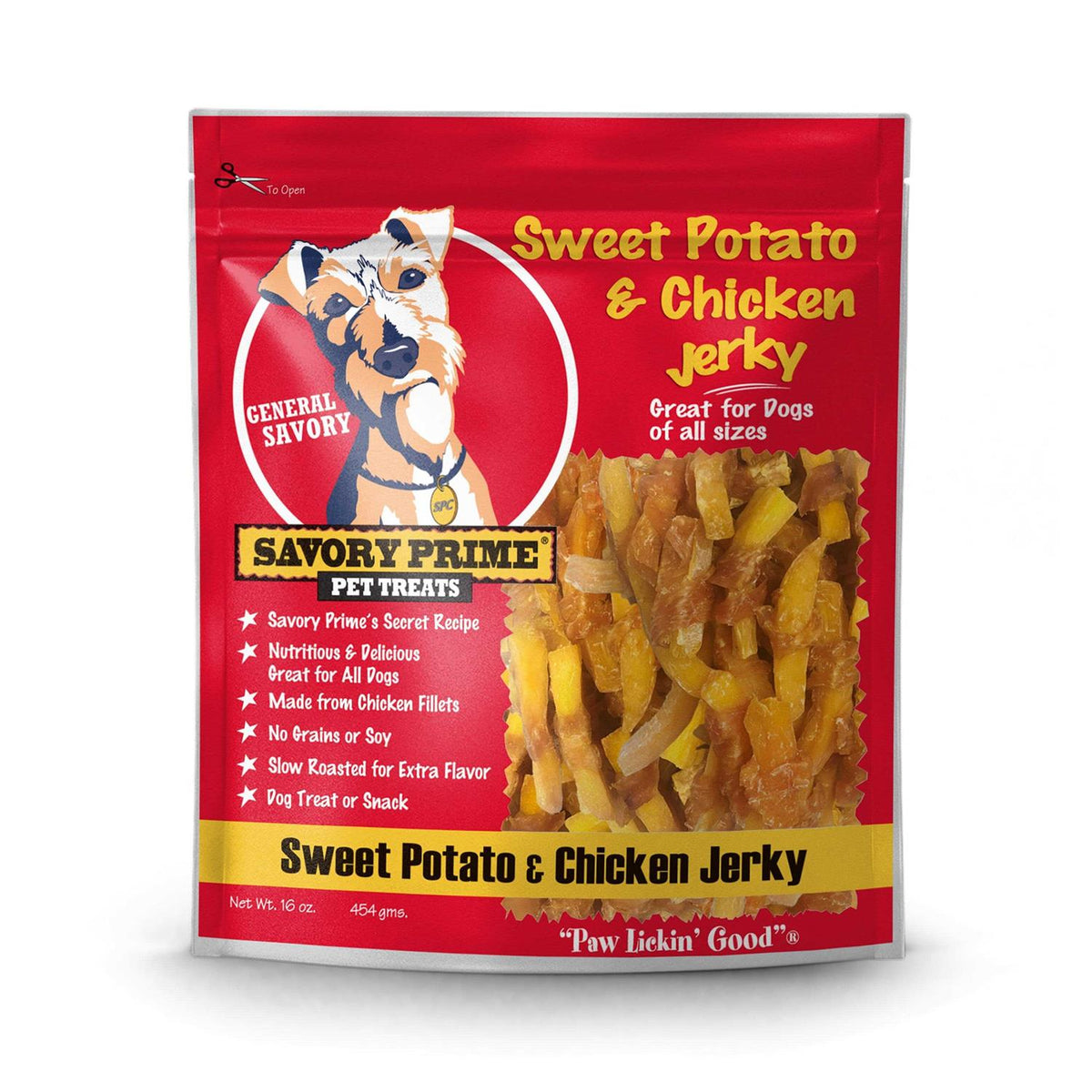Sweet Potato & Duck Jerky Dog Treats M1584