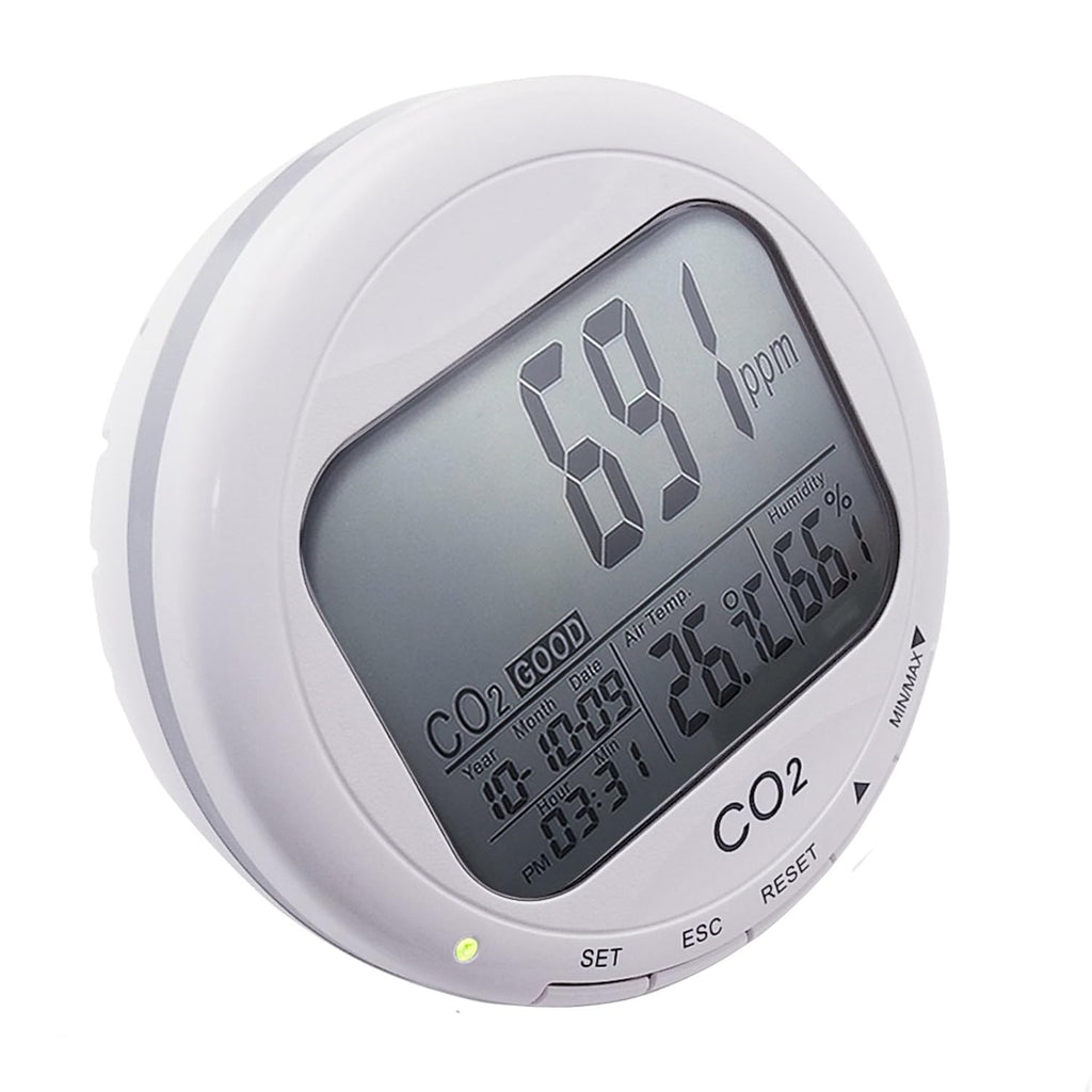 CO2 Monitor Controller with Relay Function 4.5m Cable NDIR Sensing Probe A2659