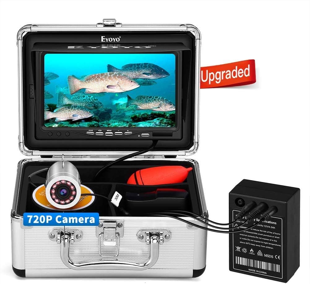 Upgraded 720P Underwater Fishing Camera with 7 inch Screen (15m) S23091