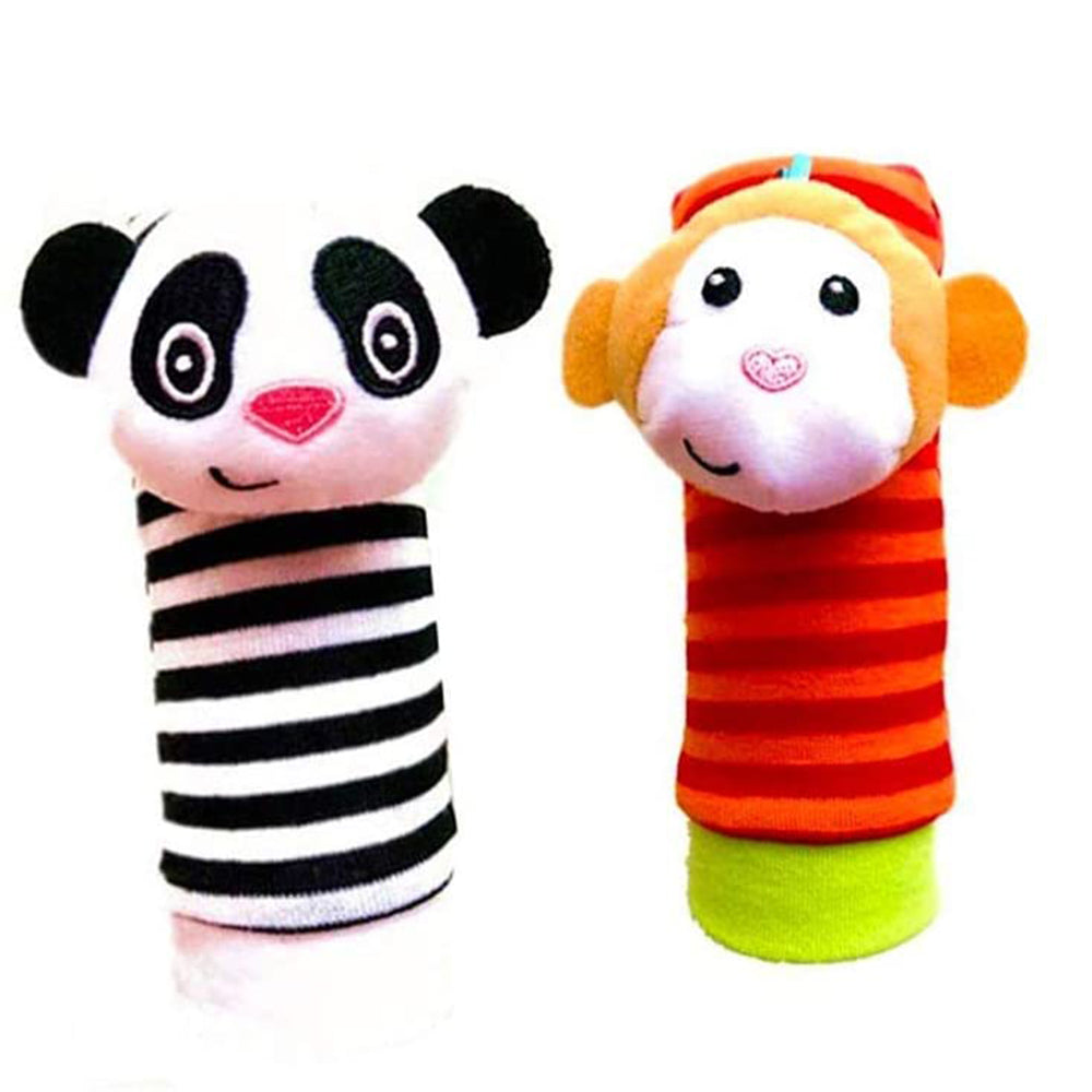 Baby Socks Toys Wrist Rattle and Foot Finder Developmental Early Educational Toys Set (4 PCS) U185