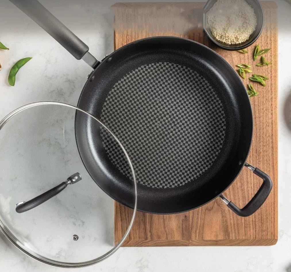 Nonstick Fry Pan 10 Inch Oven Safe Dishwasher Safe Black P5030