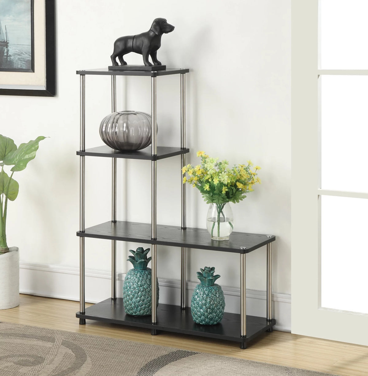 4 Tier Bookshelf, Black A499662