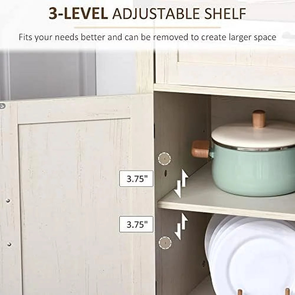 Farmhouse Wooden Accent Cabinet with Drawer M316647
