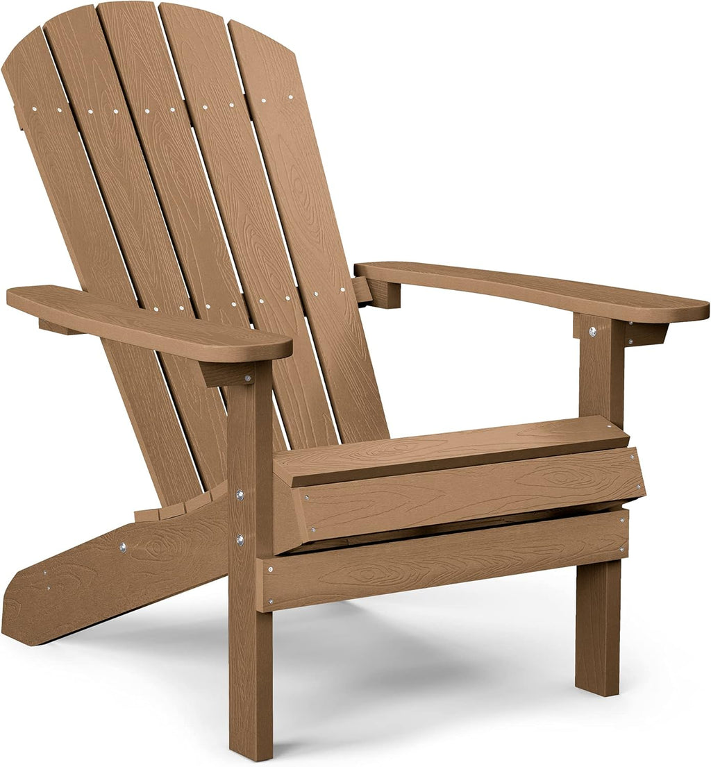 Grey Plastic Adirondack Chairs Set of 2 H839