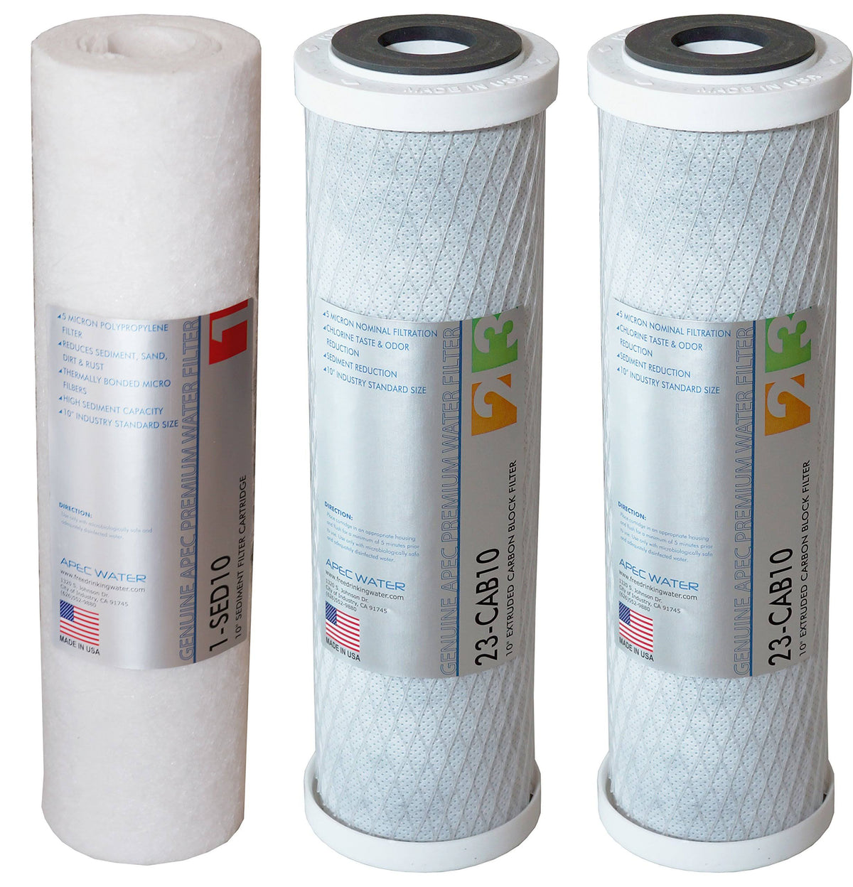 US Made Double Capacity Replacement Pre-Filter Set I170