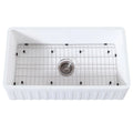 36 In. Farmhouse Kitchen Sink with Strainer and Grid Z3359