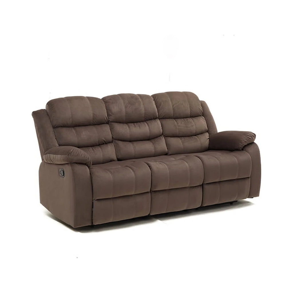 Brown Microfiber Sofa W66187