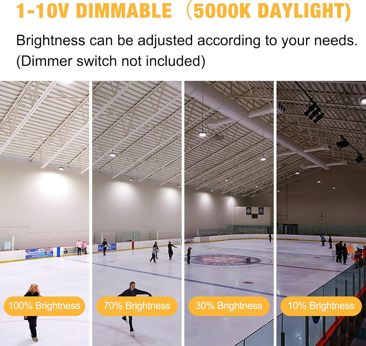UFO High Bay LED Light 200W 32,000LM Dimmable with Plug B108415