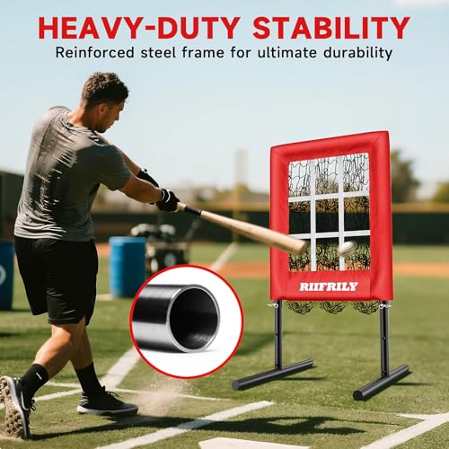 9 Hole Baseball Pitching Net with Strike Zone I908141