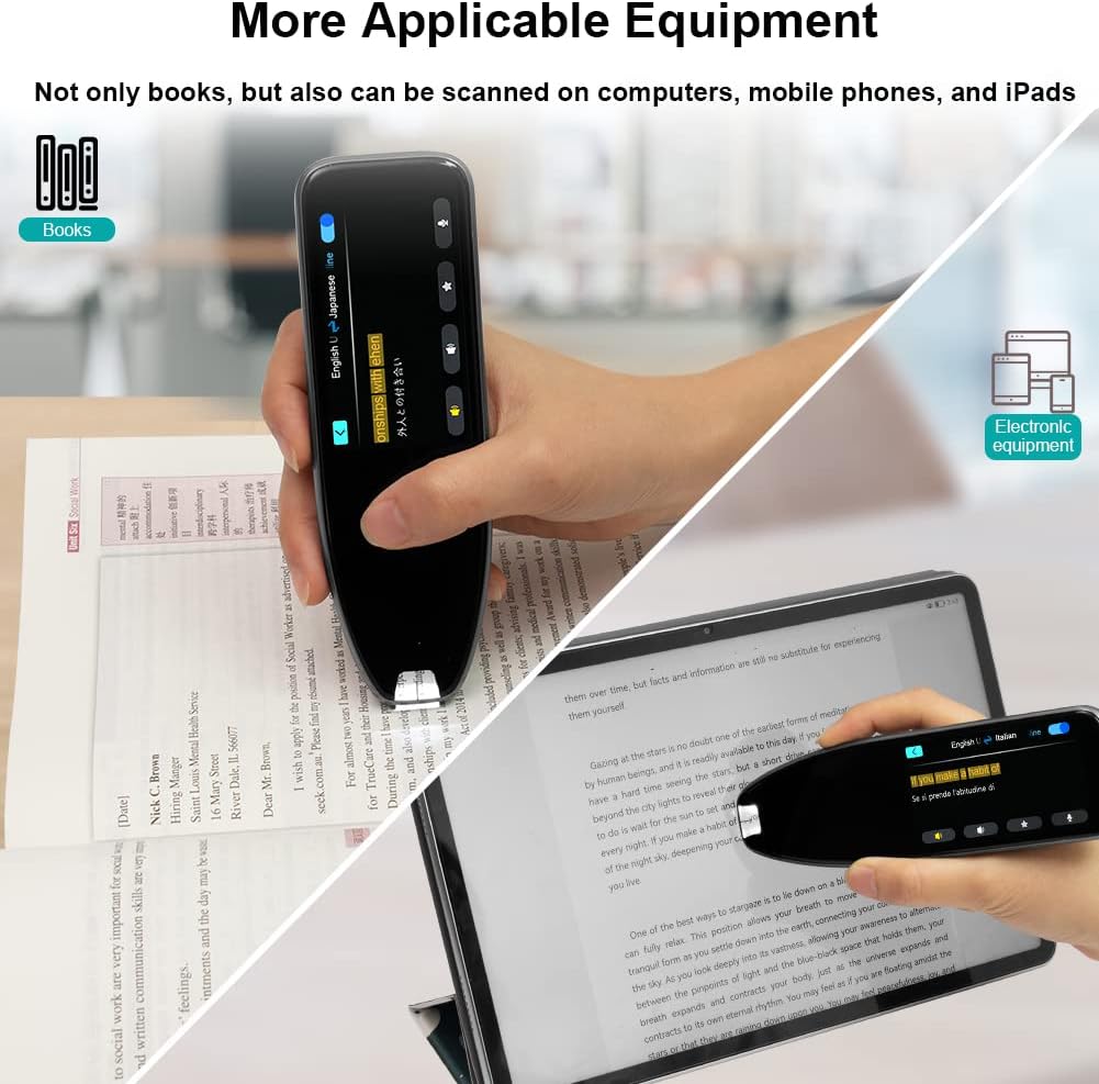 112 Languages Translation Pen with 3.0 Inch Touch Screen F811517