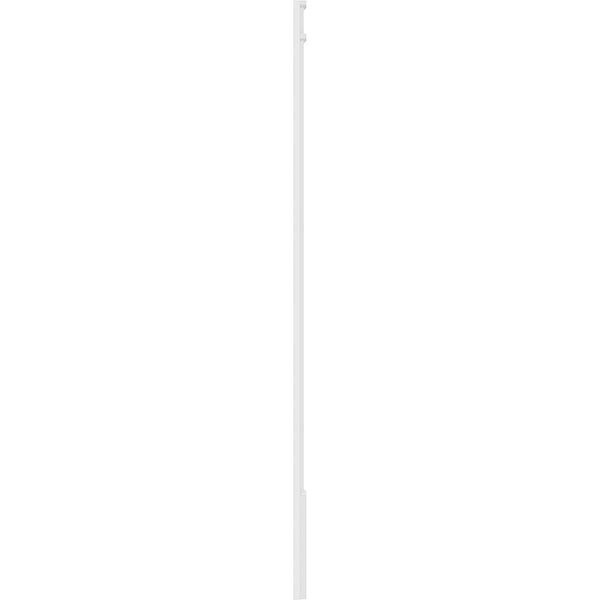 6x22W x 90x22H x 2x22P Raised Panel PVC Pilaster with Decorative Capital & Base (Pair) I4615