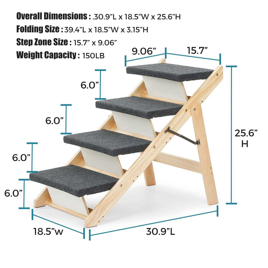Wooden Pet Stairs L118