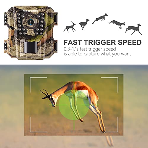 Mini Trail Camera 24MP 1080P HD Waterproof I35958