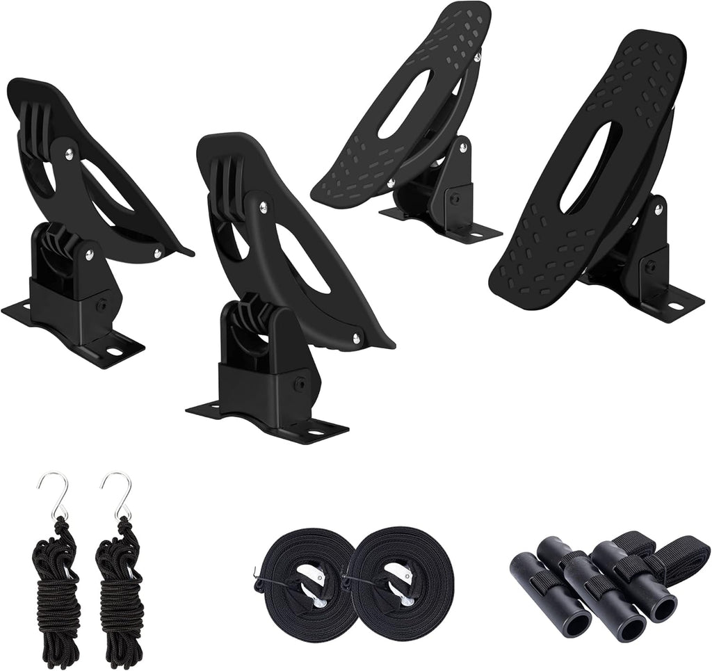 2 Pair Double Folding J Bar Kayak Rack Car Roof Carrier L531
