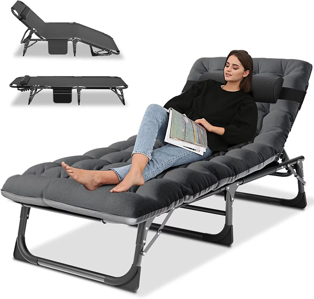 5-Position Adjustable Folding Lounge Chair S857444