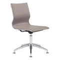 Brown Faux Leather Conference Chair W6048
