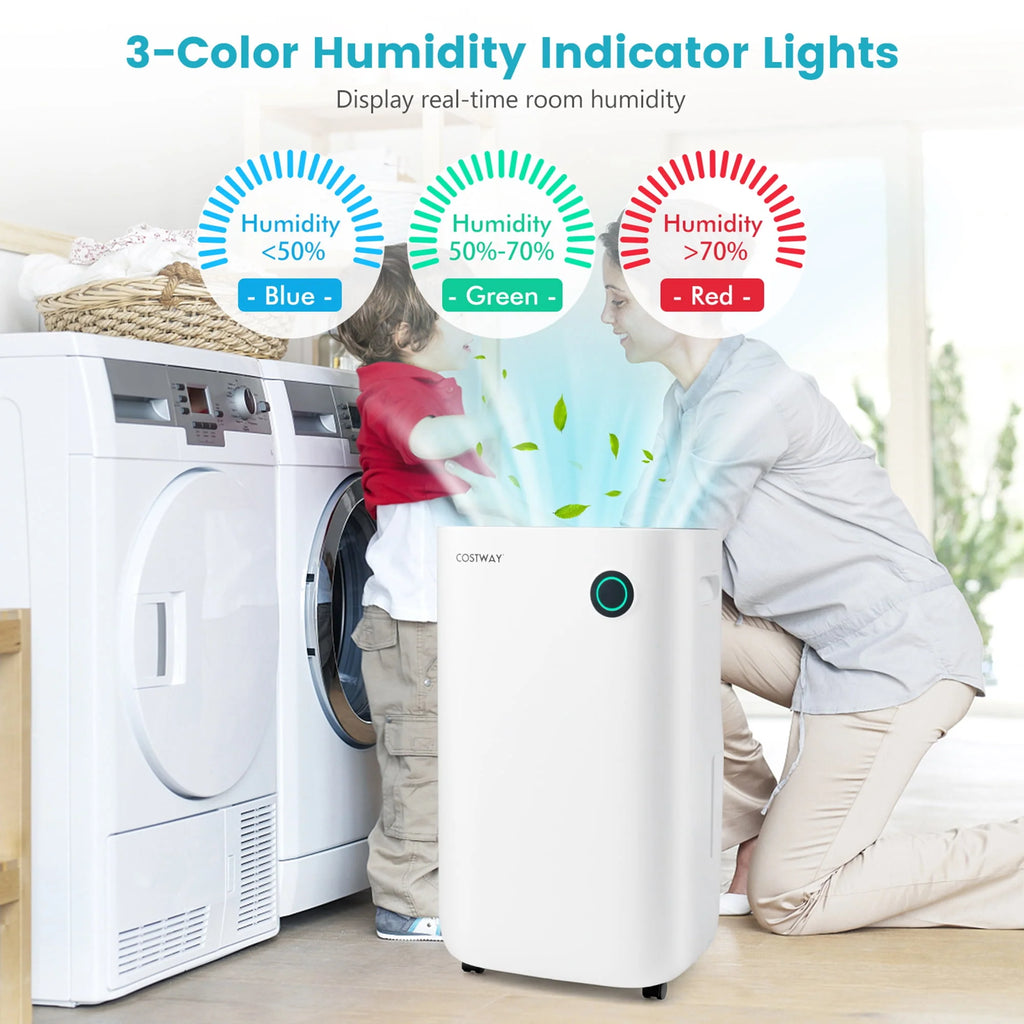 4500 Sq. Ft 73-Pint Dehumidifier with 5 Modes W37476