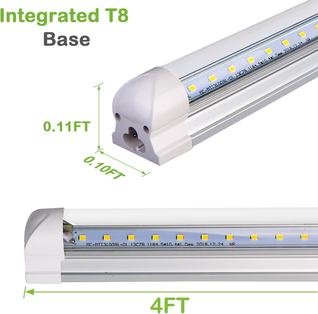 4FT LED Shop Light, 40W, 6500K, 10 Pack H379628