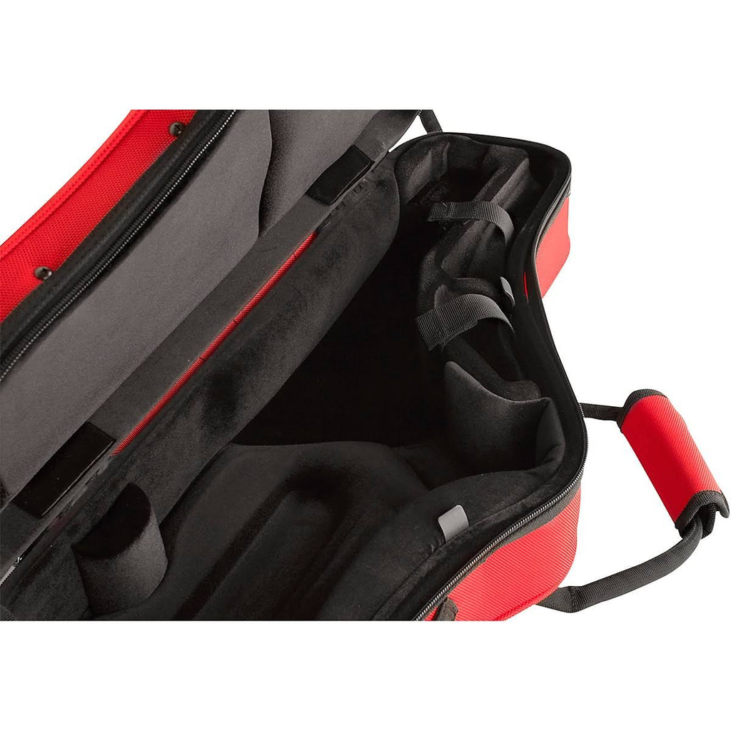 Red Contoured Alto Sax Case S7352