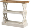 35 Inch 3 Tier Fir Wood Console Table I207461