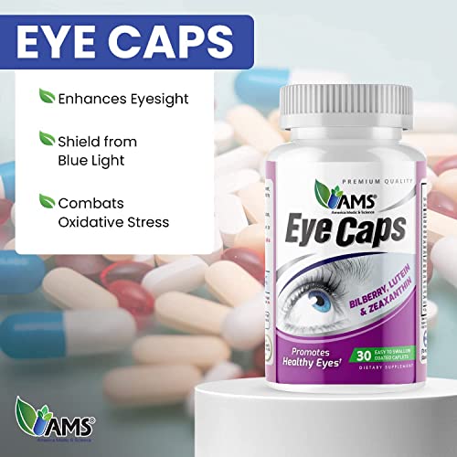 30 Caplets Dietary Supplement with Lutein Zinc Selenium Chromium and Vitamins A C E B2 I640