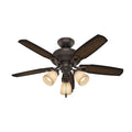Onyx Bengal Ceiling Fan with Light M186