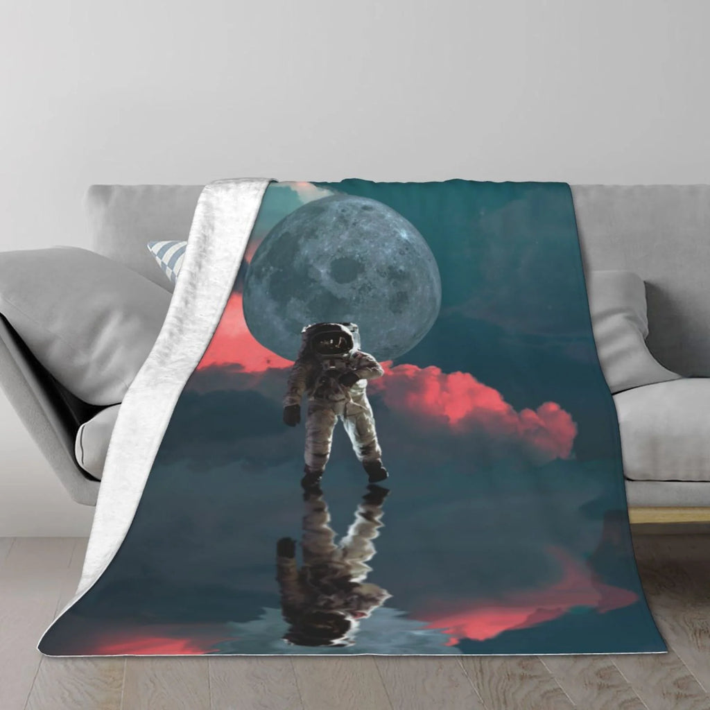 Double Layer Plush Throw Blanket, 50" x 40" G47058