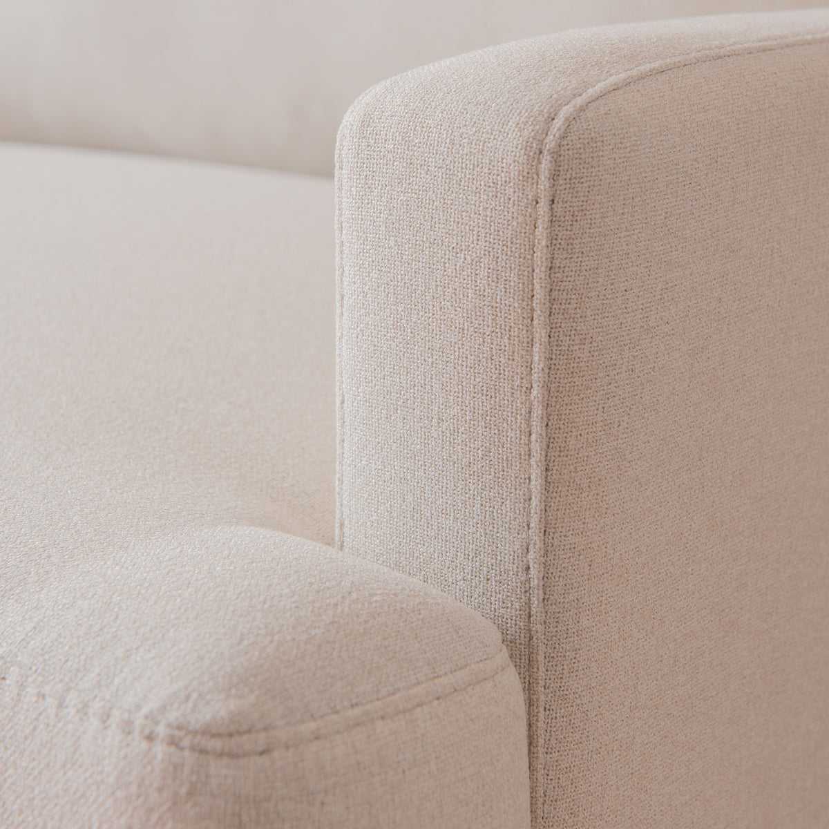Beige Upholstered Futon Sofa Couch Loveseat U616373