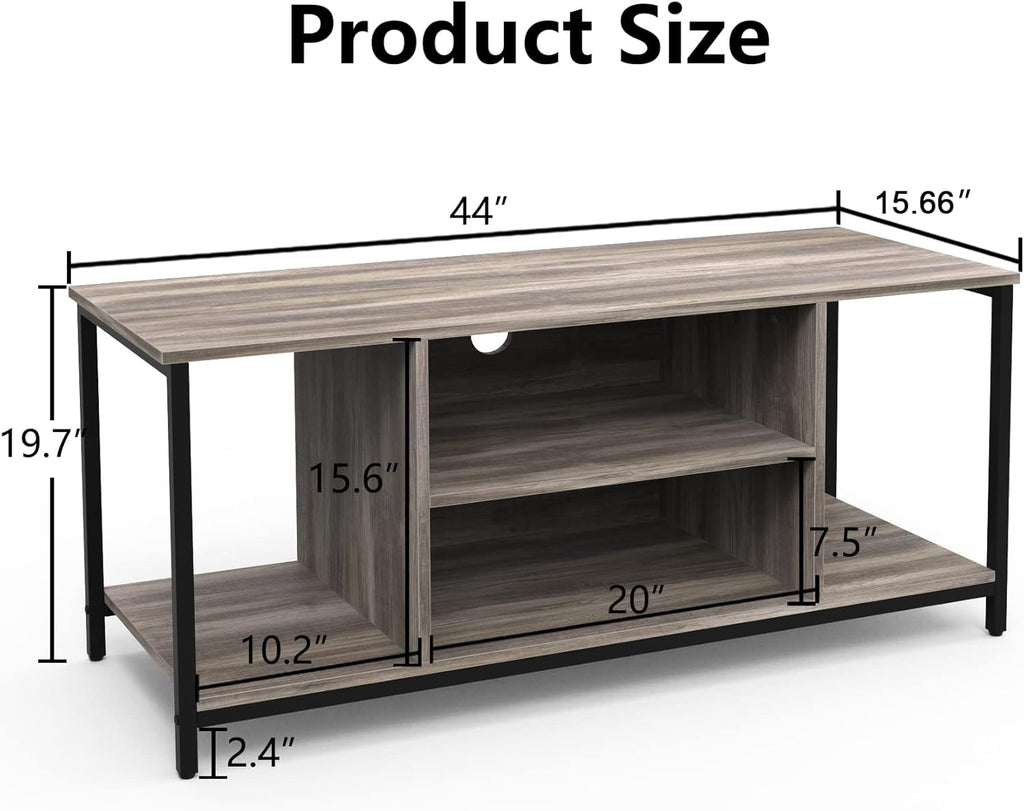 Gray 2 Tier TV Stand for 55 inch TV Y983