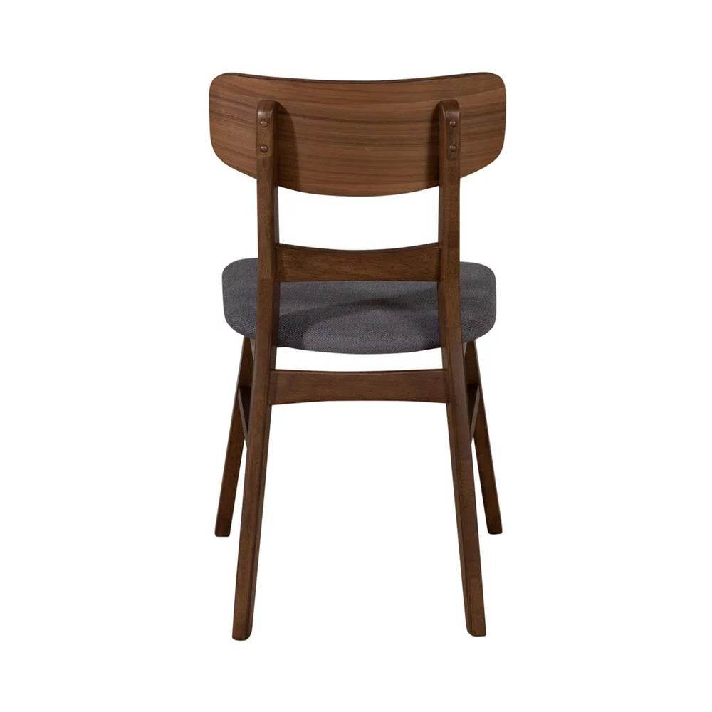 Grey Panel Back Side Chair S6838