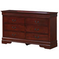 Cherry 6 Drawer Dresser K31852
