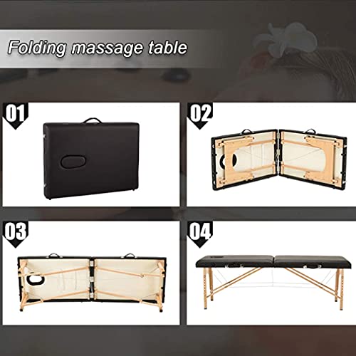 Portable Massage Table 2 Folding Adjustable O27021