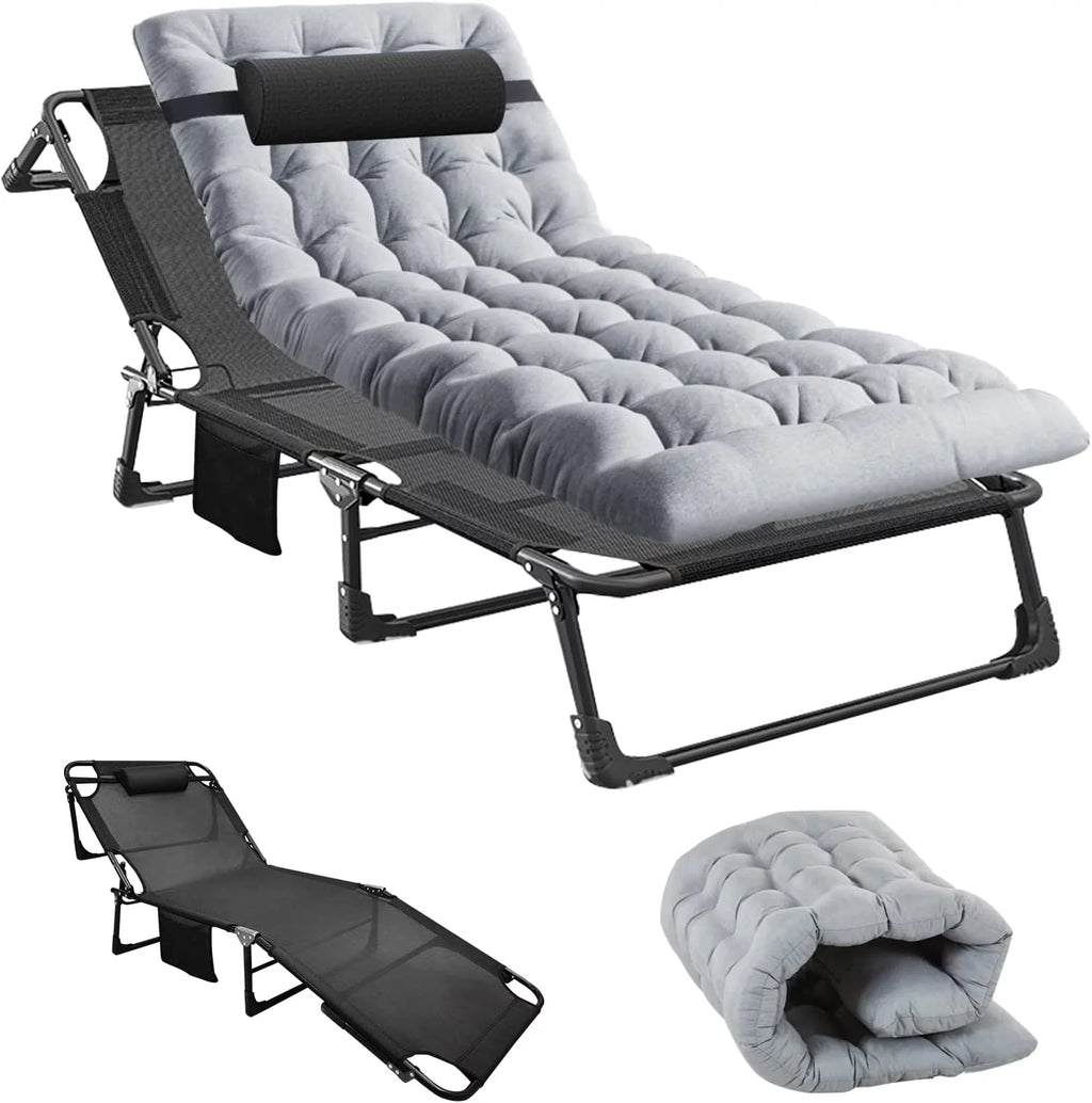 5-Position Adjustable Folding Lounge Chair S857444