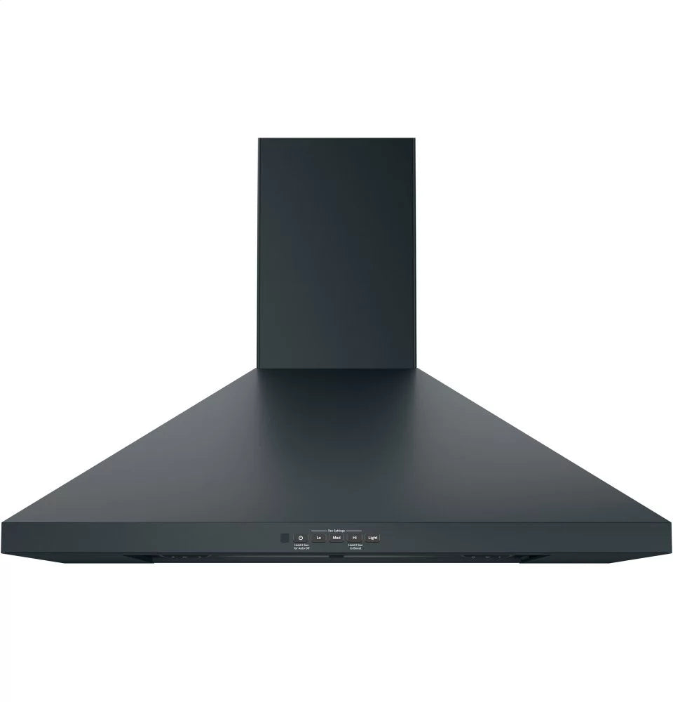 Black 30" Wide Wall Mounted Range Hood W6223