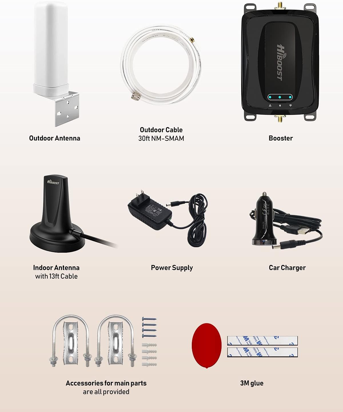 Cell Phone Signal Booster for RV, All US Carriers E750
