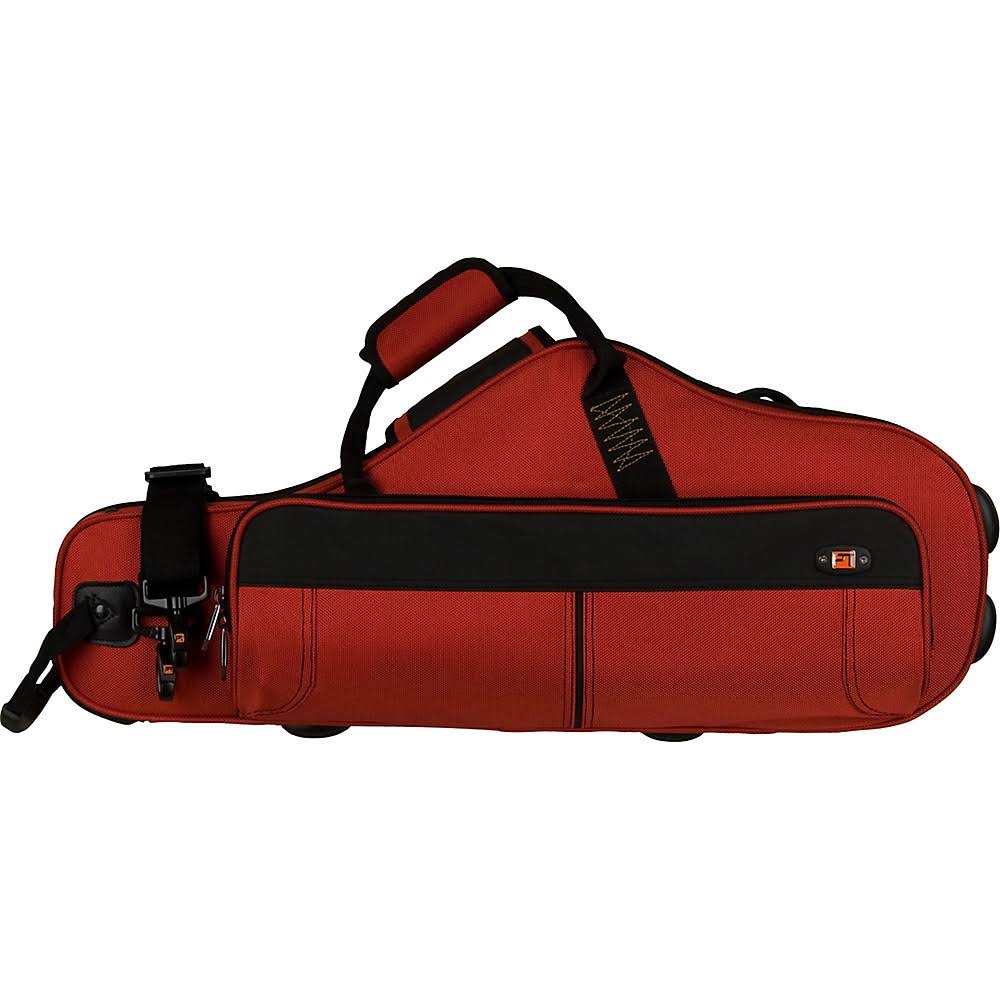 Red Contoured Alto Sax Case S7352
