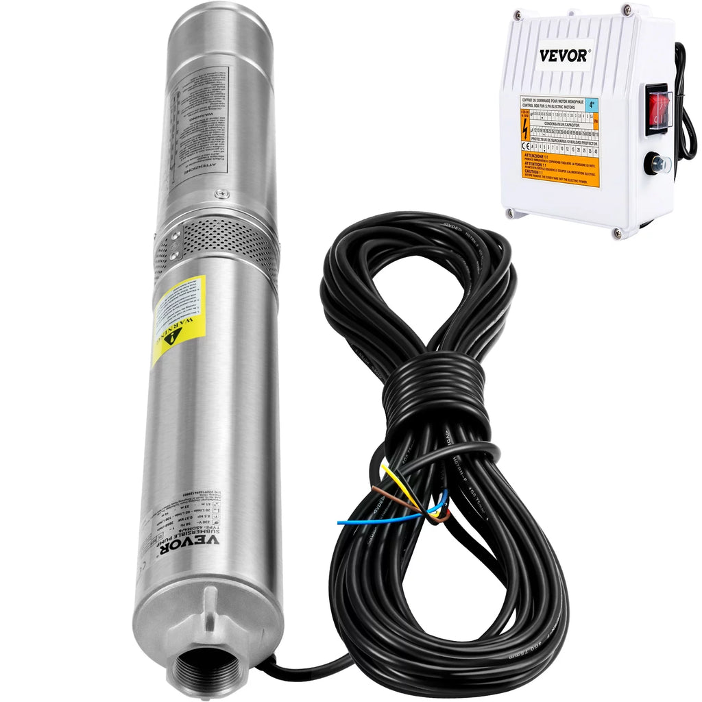2HP 230V Stainless Steel Deep Well Submersible Pump N79441