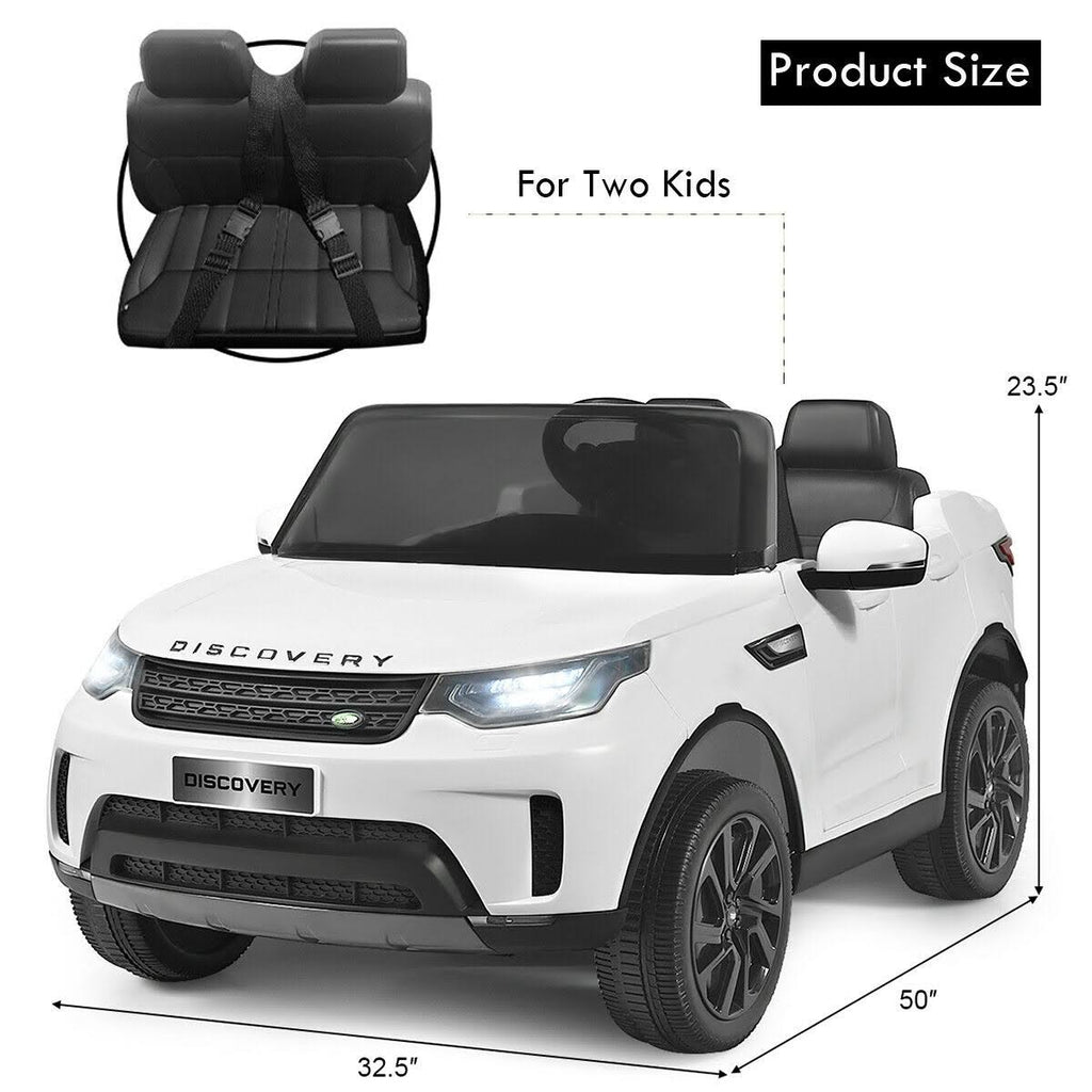 White 2-Seater Ride on Car F1576