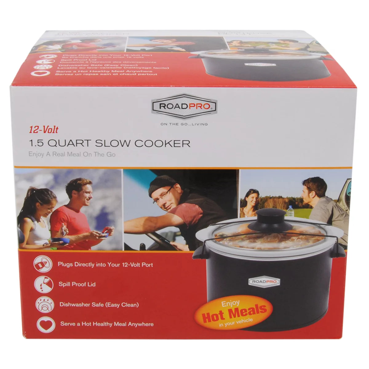 12-Volt 1.5 Quart Slow Cooker Black W9381